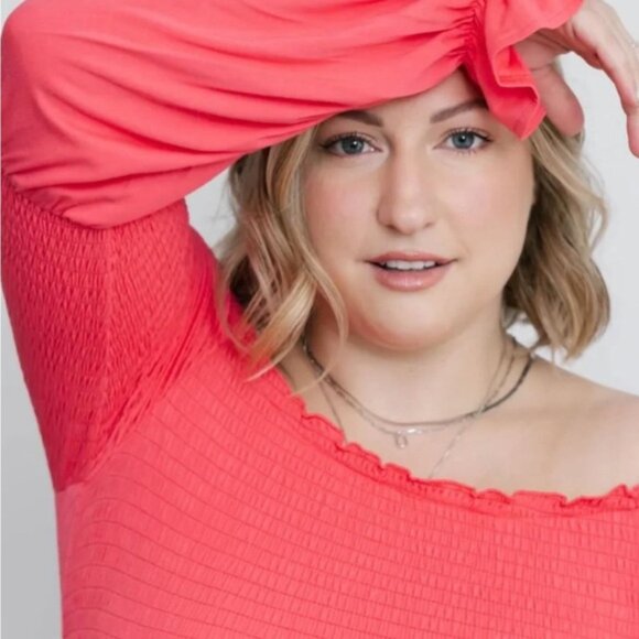 Smash + Tess Ellie Maxi Dress Size XL Hot Coral NWT - Picture 2 of 16